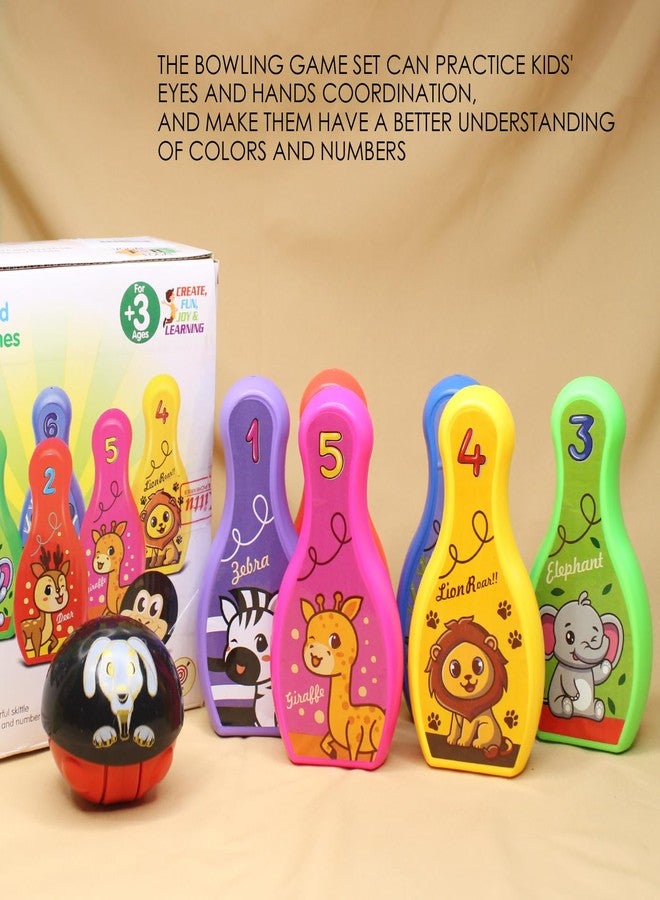 Kabello Bowling Game Set for Kids with 6 Pin 1 Ball Sport Toys Gifts (Multicolor) - Image 5