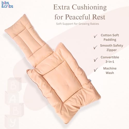 Bibs & cribs 3 in 1 Baby Sleeping Bag for New Born & Carry Nest Portable Cotton Sleeping Bag for Baby Soft Infant Bed 0-6 Months Bassinet & Travel Ready - Image 5