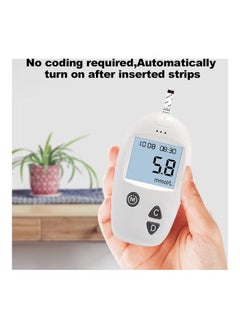SINOCARE Blood Glucose Monitoring System With 50 Test Strips And Lancets  - Image 2