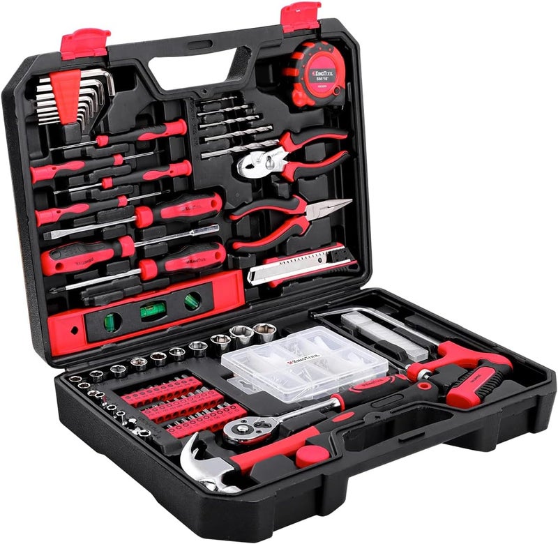 KingTool Home Repair Tool Kit - 226 Piece General Home/Auto Repair Tool Set, General Mechanic Tool Set, General Household Tool Kit, Perfect for Homeowner, Diyer, Handyman - Image 1