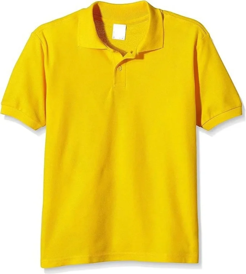 تيزجيلسين Children's Polo Collar T-Shirt School Uniform School T-Shirt
