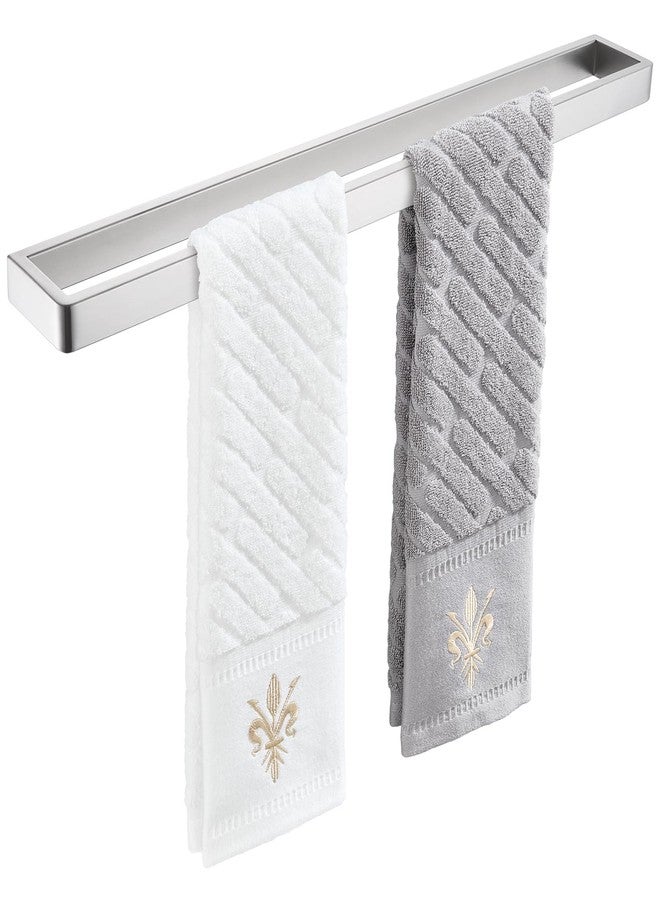APLusee Square Towel Bar Brushed Nickel, 22.8" 304 Stainless Steel Towel Rack for Bathroom Kitchen Wall Mounted, Rustproof & Heavy Duty Towel Holder - Image 1