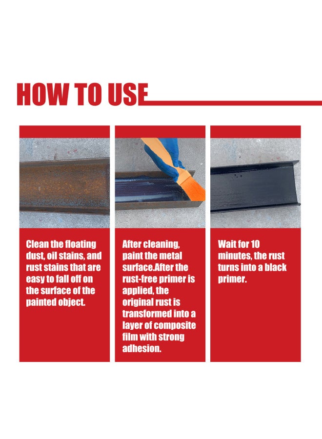 Rayhong Rust-free Primer Removes Water-based Primer, Metal Renovation, Loose Rust, Rust Bolt Rust Remover, Transfer Agent - Image 3