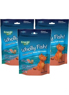 Emerald Pet 3 Pack of Wholly Fish Chicken-Free Salmon Recipe Cat Treats, 3 Ounces Per Pack - pzsku/Z50D7FC08BB94754D3294Z/45/_/1737032024/fd46ec88-0135-4a7e-bd6e-6e720a19f682