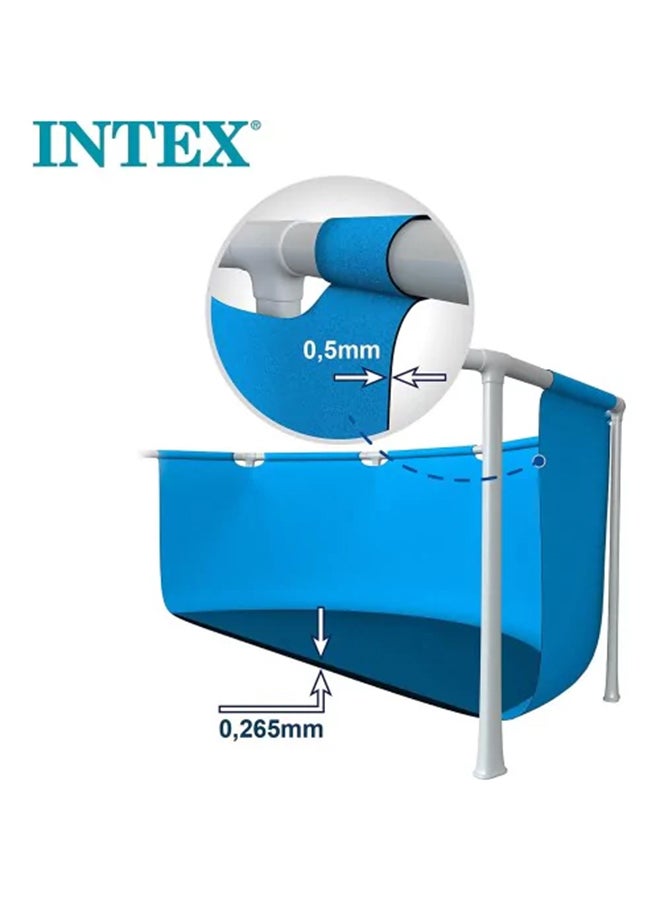 INTEX Metal Frame Round Swimming Pool 305x76cm 305x76cm - Image 3