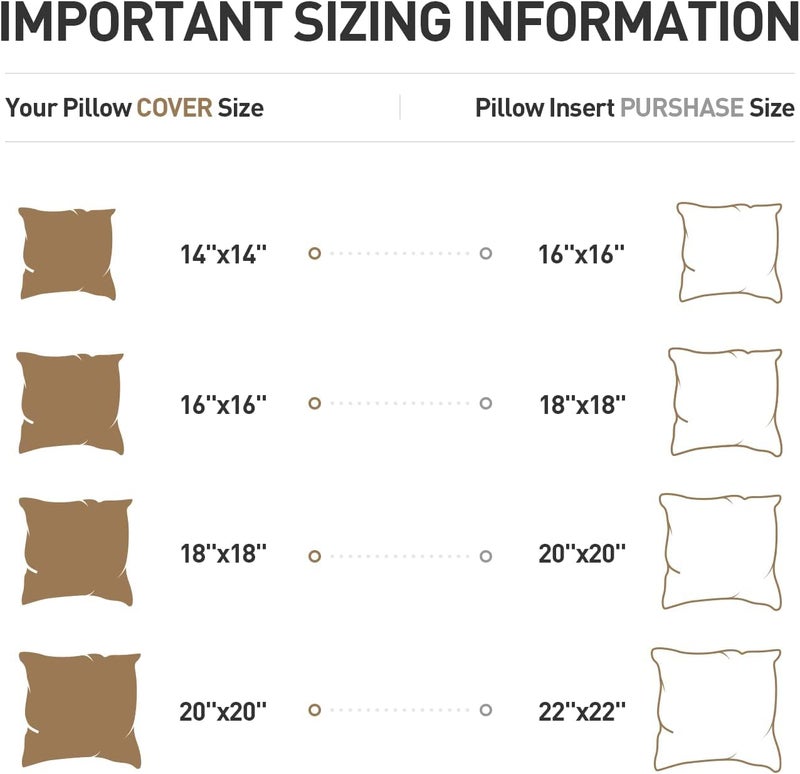 Acanva Premium Polyester Stuffer Square Form Sham Throw Pillow Inserts  18X18 Inch(1 Count)  White - Image 5