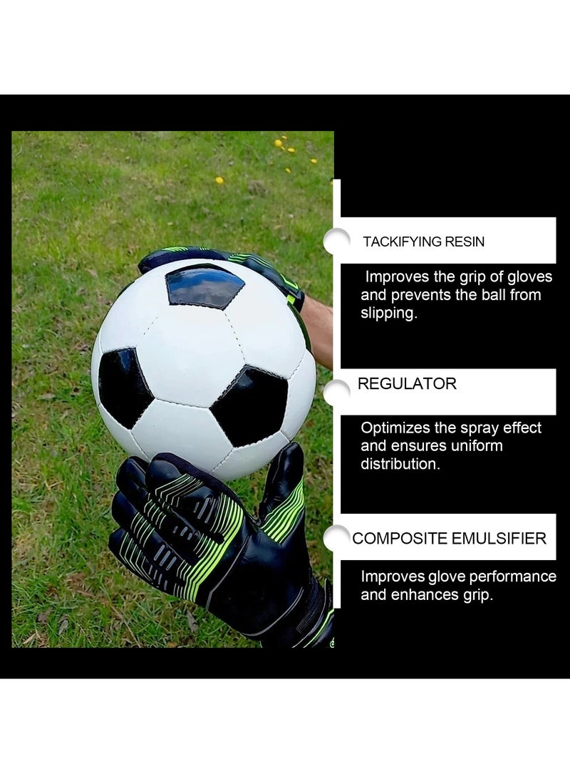 JUE-FISH Multifunctional Tackifier,Football glove tackifier, 30ML anti-slip goalkeeper spray, multi-functional goalkeeper glue  - Image 3