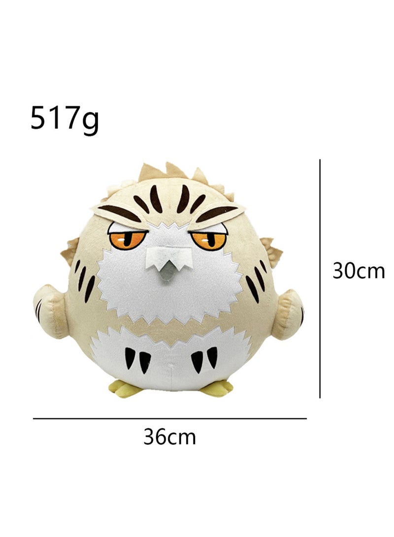 Round Pillow Plush Doll (Brown) - Image 2