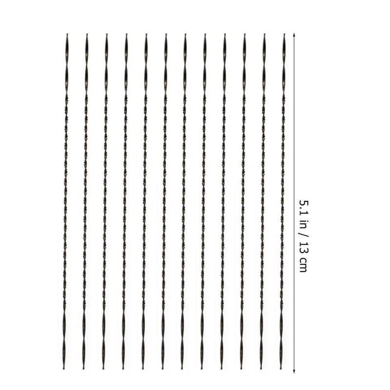 12Pcs U Shaped Spiral Saw Blades For Wood DIY Curve Cutting Scroll Saw Accessories - Image 3
