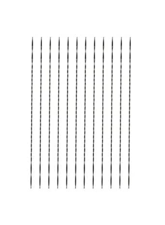 12Pcs U Shaped Spiral Saw Blades For Wood DIY Curve Cutting Scroll Saw Accessories - Image 1
