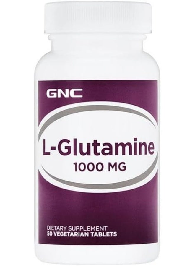 GNC L-Glutamine 1000 Mg 50 Tablets