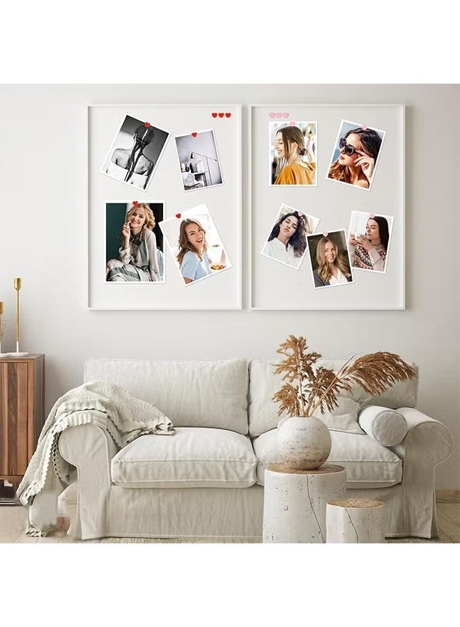 100pcs Push Pins, 0.49inch Plastic Pushpins Pink & Red Push Pins Heart Shaped Cute Thumb Tacks Decorative for Notice Board Cork Board Home School Office - Image 4