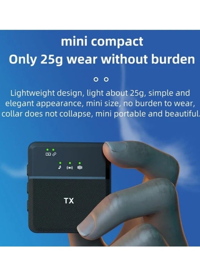 Gravity SX31 3 in 1 Collar Clip Wireless Noise Reduction Microphone - Image 4