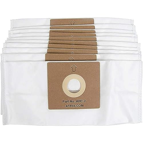 Atrix AHC-2 Replacement HEPA Filter Bags for AHC-1 Turbo Red Vacuum Cleaner (10-Pack), White - Image 1