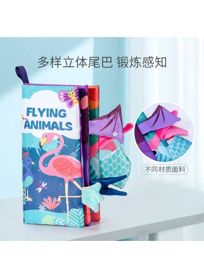 Children's Baby Tail Cloth Book Three-dimensional Early Education Toys Can Not Be Torn And Bite Auditory Visual Touch Enlightenment Cognition - Image 4