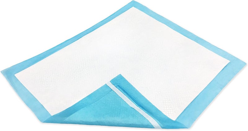 Abena Essentials Disposable Underpads w/ Adhesive Strips, 30" x 36", 100 Count