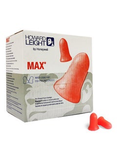 Howard Leight Rtsmax1 Sperian Max Preshaped Ear Plugs 200 Count (Pack Of 1) 