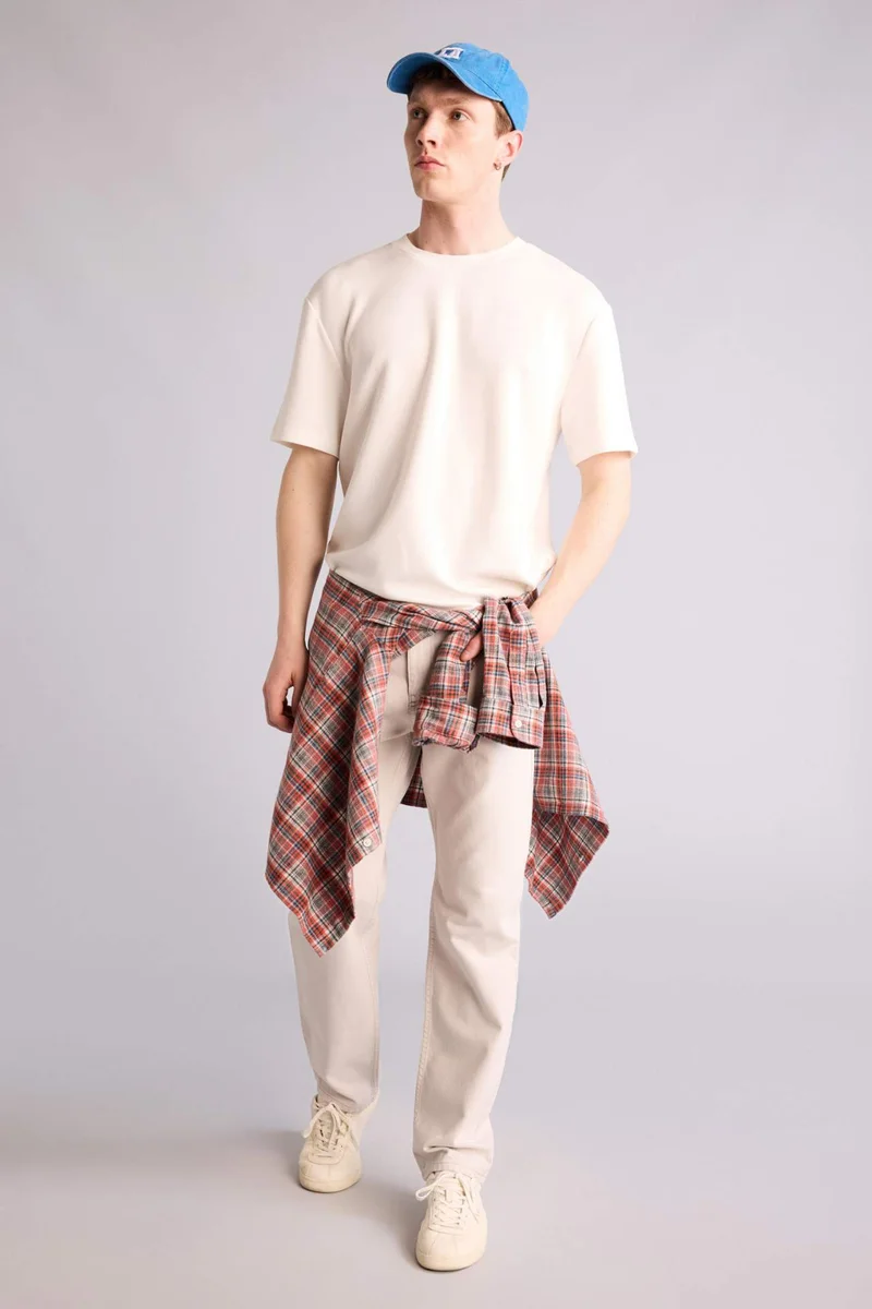 Defacto  Straight Fit Trousers for Men | Best Price UAE