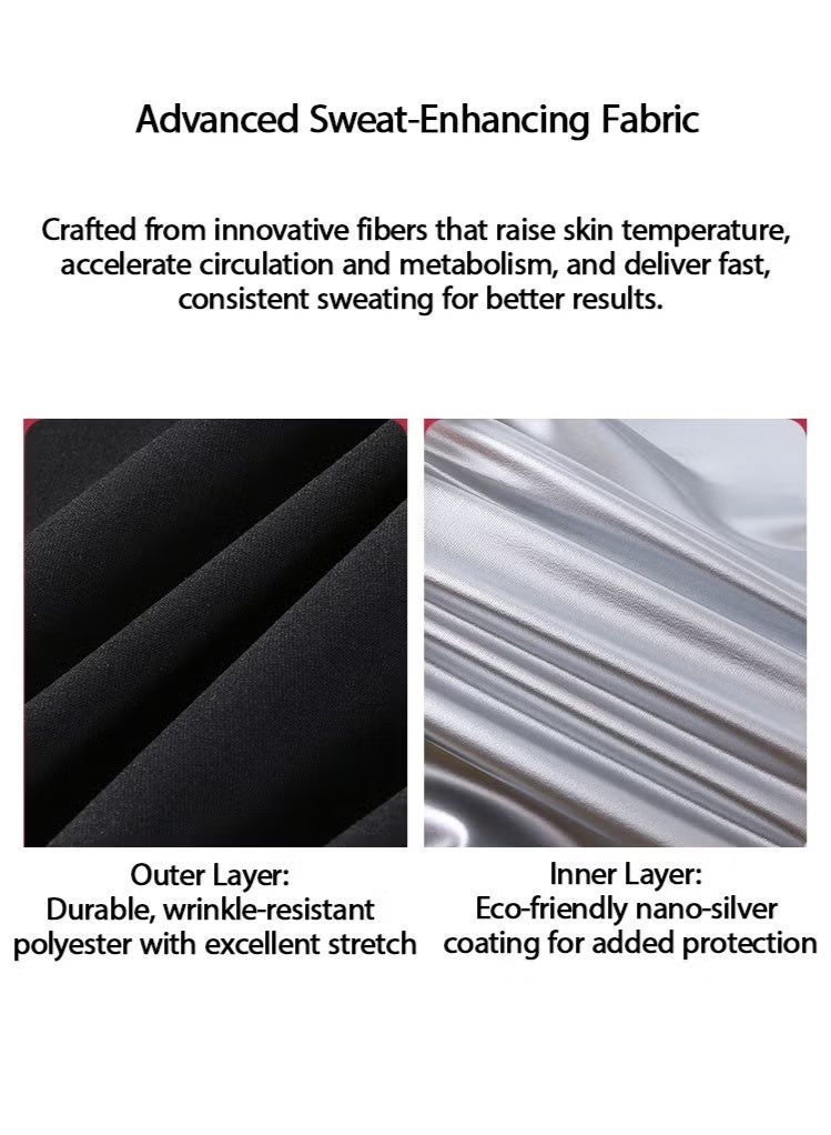 جورفنت بدلة ساونا رياضية للنساء | أكمام طويلة + بنطال | حرق المزيد، تعرق أكثر - Image 5