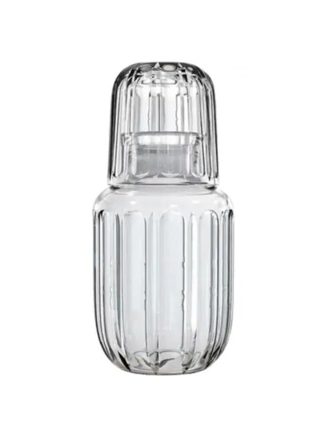 طقم إبريق وكوب زجاج فاخر – تصميم أنيق لتقديم الماء والعصائر – مثالي للاستخدام اليومي والضيافة - Image 3