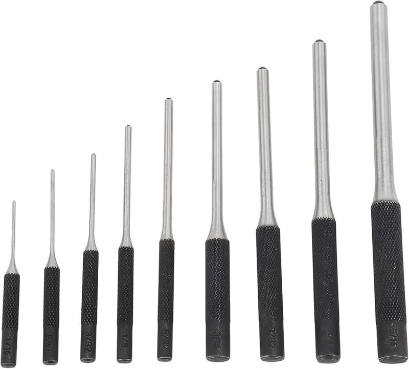 9Pcs Hardened Steel Roll Pin Punch Set For Jewelry Craft And Pin Removal - Image 4