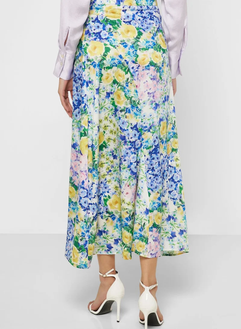 Khizana Floral Printed Skirt