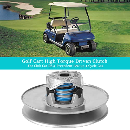 10L0L Golf Cart Secondary Driven Clutch for Club Car DS & Precedent,1997-UP Club Cart 4-Cycle Gas Model OEM# 101834001 5701 - High Torque,Silver - Image 3