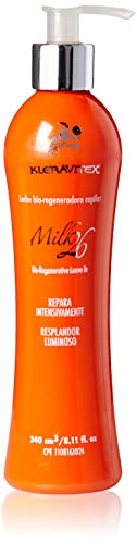 Kleravitex Milk 26 Leave In Conditioner - 8.11 Oz - Split End Repair for Damaged Hair - Promotes Hair Care, Volume & Growth - Image 4