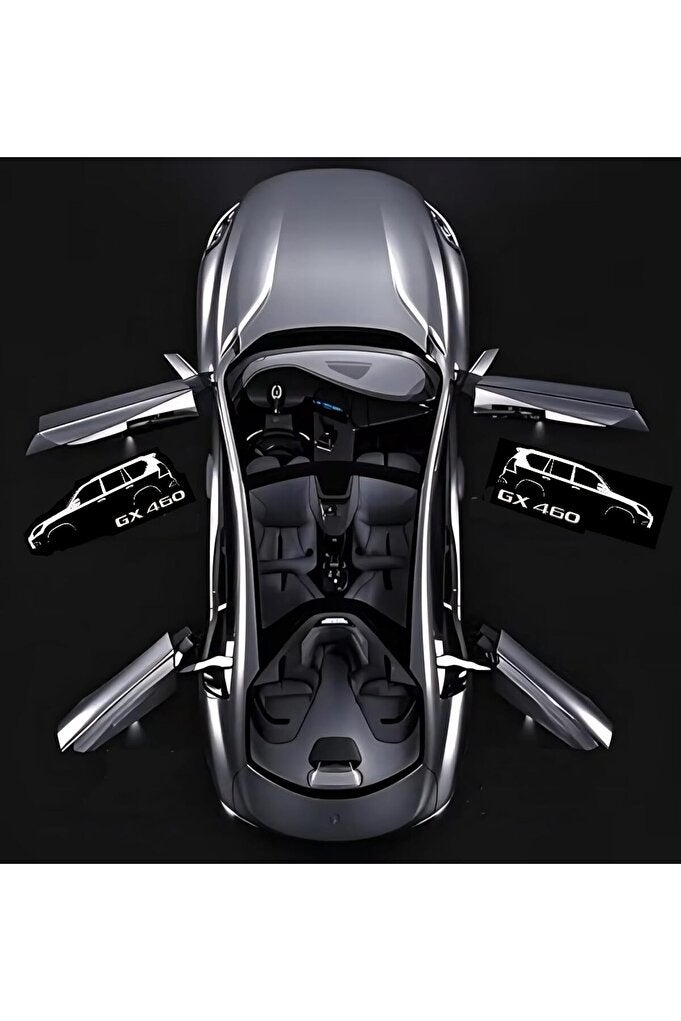 ريحني تركيب ضوء شعار باب لكزس GX460 - مصباح عرض LED (2010-2024)، Plug & Play، جهازان - Image 2