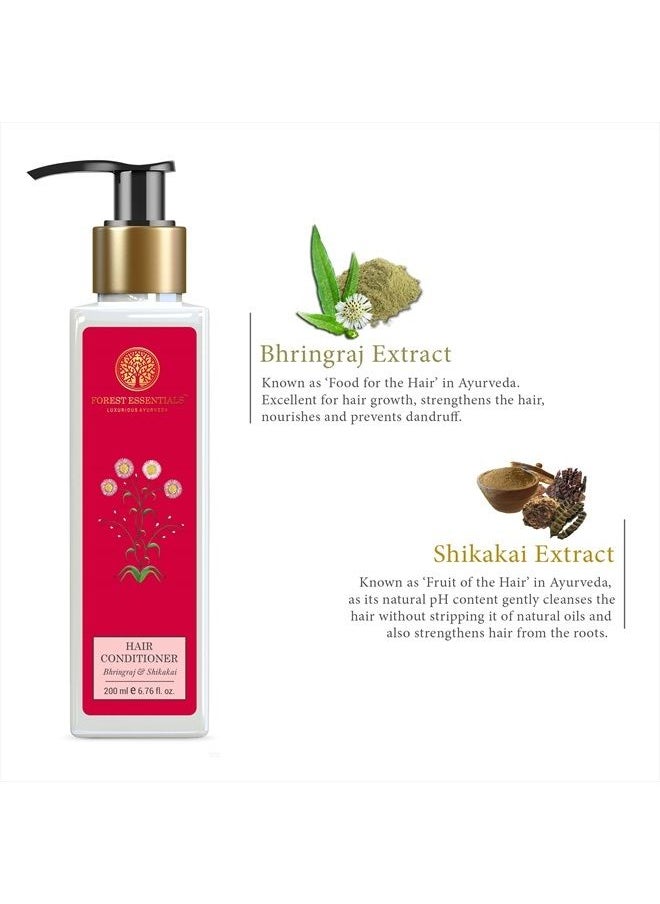 Forest Essentials Hair Conditioner, Bhringraj and Shikakai, 200ml  - Image 4