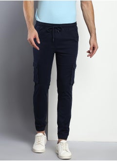 Dennis Lingo Men's Navy Tapered Fit Cargo Joggers  - Image 5
