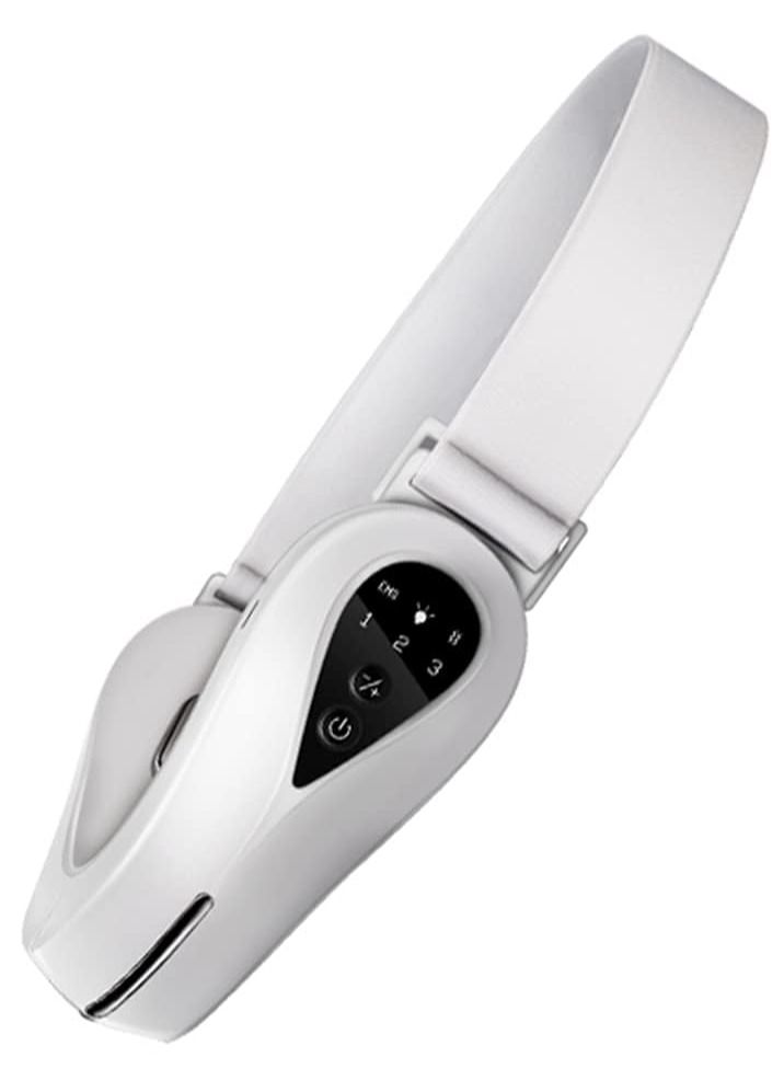 Face Slimming Massager With Skin Rejuvenation V Face Shaping Massager  Face Slimming Vibration Device Chin (White) - Image 1