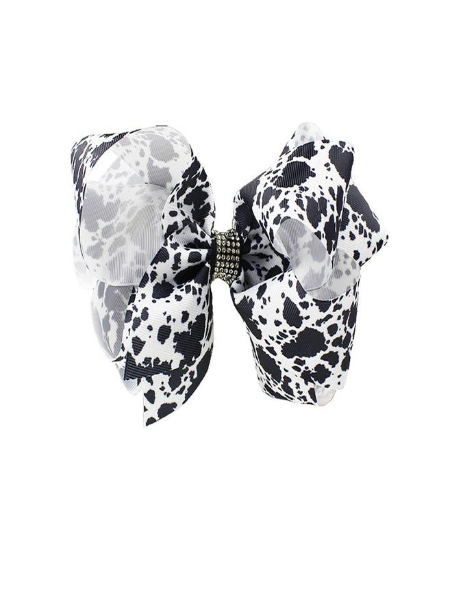 BBTDIN Leopard Big Bow Hair Clips Pin Cheetah Hairclip Large Bowknot Leopard Hairpin BBG30 (A2) - Image 2