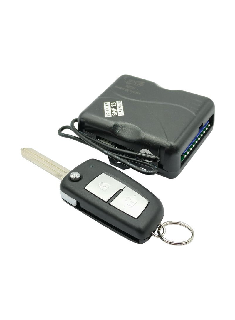 3XR Universal Car Remote Central Door Lock/Locking Keyless Entry System Kit with 2 Key Fobs, Wiring Harness, and Control Unit for Vehicle Security - Image 3