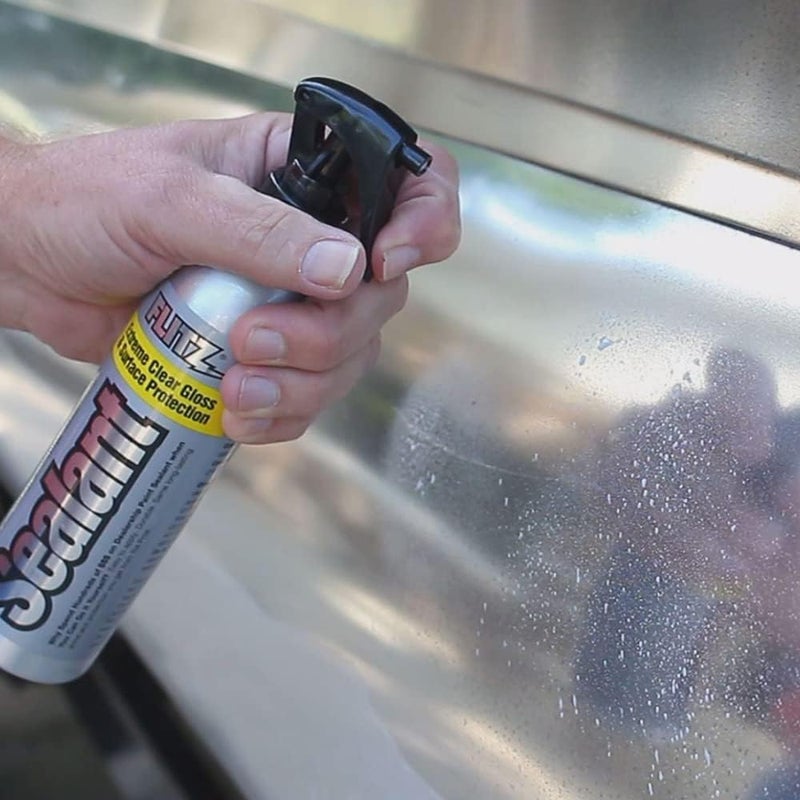 Flitz Ceramic Sealant - 8oz Bottle of USA-Made Ceramic Coating for Cars, Boats, Glass - Repels Water, Polishes, and Protects for 1 Year - Protection Car Spray (1 Pack) - Image 5