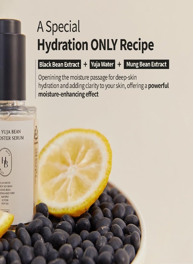 HEVEBLUE Black Yuja Bean Skin Booster Serum - Moisturizing, Sensitive Skin, Korean Skincare, Hypoallergenic, Deep Hydration, Vegan, Oil-free, Makeup Adherence, Inner Dryness, K-Beauty - Image 5