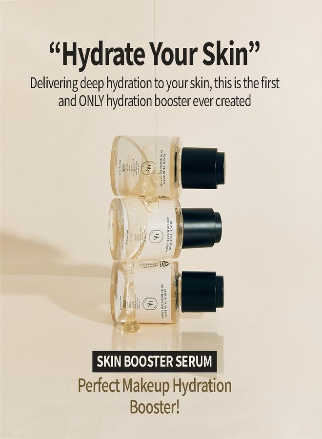 HEVEBLUE Black Yuja Bean Skin Booster Serum - Moisturizing, Sensitive Skin, Korean Skincare, Hypoallergenic, Deep Hydration, Vegan, Oil-free, Makeup Adherence, Inner Dryness, K-Beauty - Image 3
