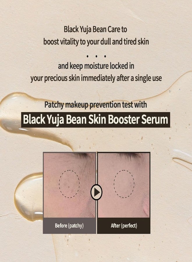 HEVEBLUE Black Yuja Bean Skin Booster Serum - Moisturizing, Sensitive Skin, Korean Skincare, Hypoallergenic, Deep Hydration, Vegan, Oil-free, Makeup Adherence, Inner Dryness, K-Beauty - Image 4
