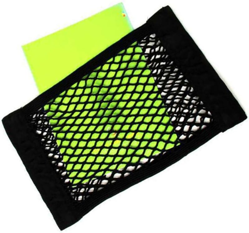 FAVOMOTO 6pcs Elastic Dual Layer Mesh Cargo Net Organizer for Car Trunk Vehicle Storage for Suvs and Keeps Groceries and Equipment Secure - Image 2