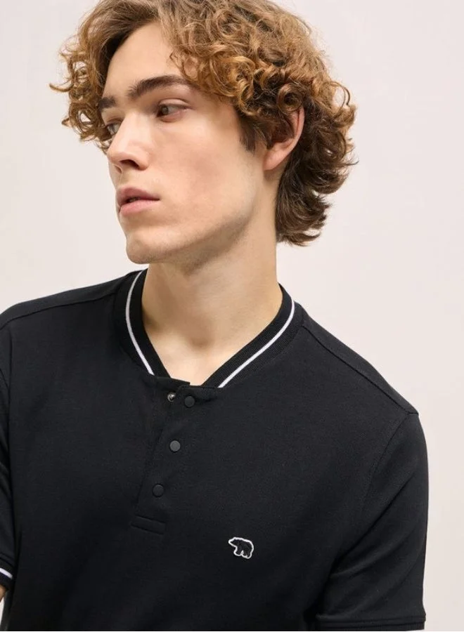 The Bear House  Men's Polo Shirt for Casual & Semi-Formal Wear | Classic Collar Neck T-Shirt | Comfortable, Stylish & Versatile for Office, Travel, Outings & Everyday Use for Men | Best Price UAE
