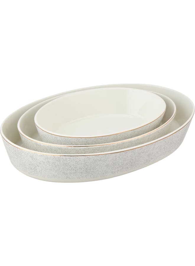 Zinnia Rosa By Zinnia Porcelain Tajin 3-Pieces Set, Sandy - Image 1