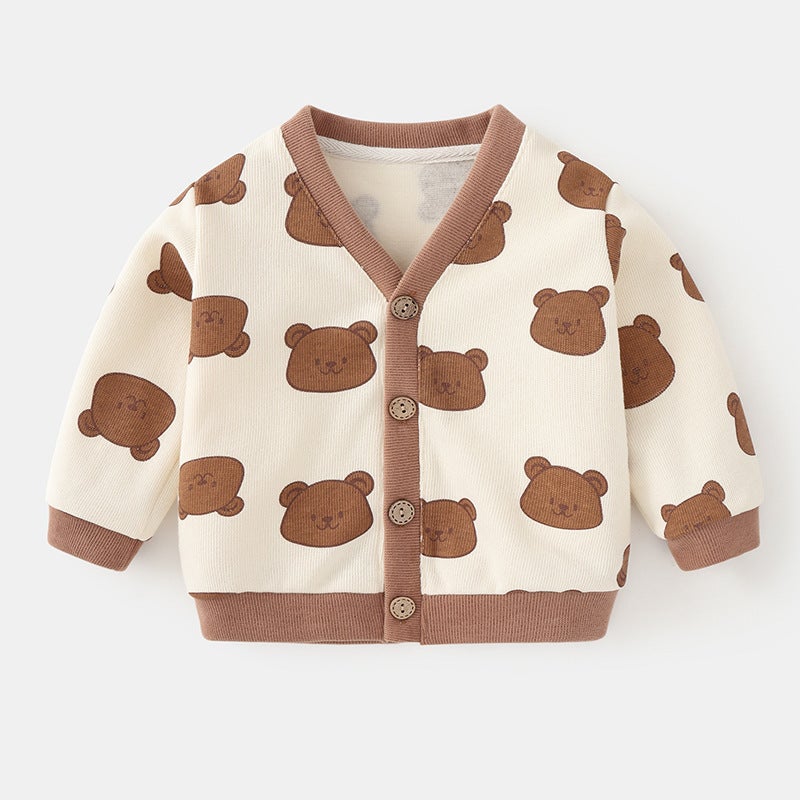 Baby Clothes Casual Cardigan 0-3 Years Old Coat Autumn Clothes Boys And Girls Baby Children'S Sweater Top - Image 5