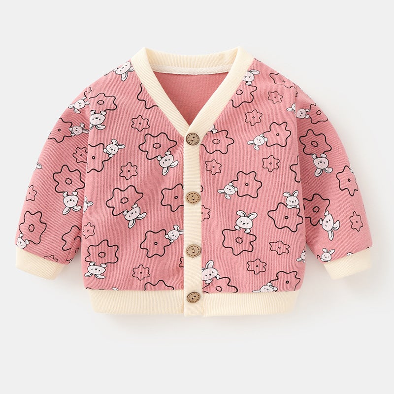 Baby Clothes Casual Cardigan 0-3 Years Old Coat Autumn Clothes Boys And Girls Baby Children'S Sweater Top - Image 1