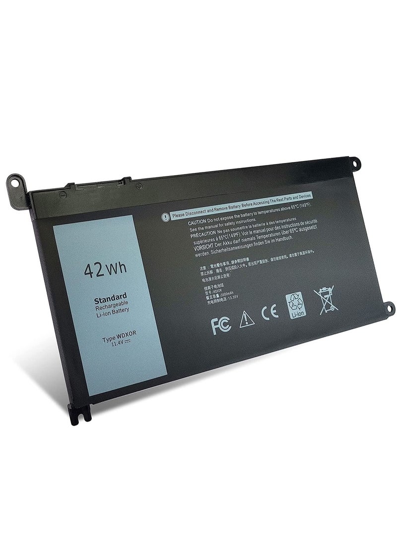 RDN - WDXOR Battery for Dell. Inspiron 15 5565 5567 5568 5570 5578 5579 7560 7569 7570 Inspiron 13 5378 5379 7368 - Image 1