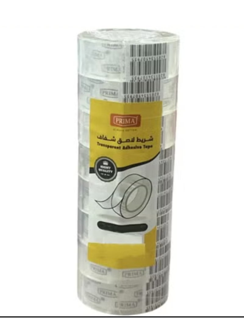 PRIMA PACk Of 12 Adhesive Tape Clear 