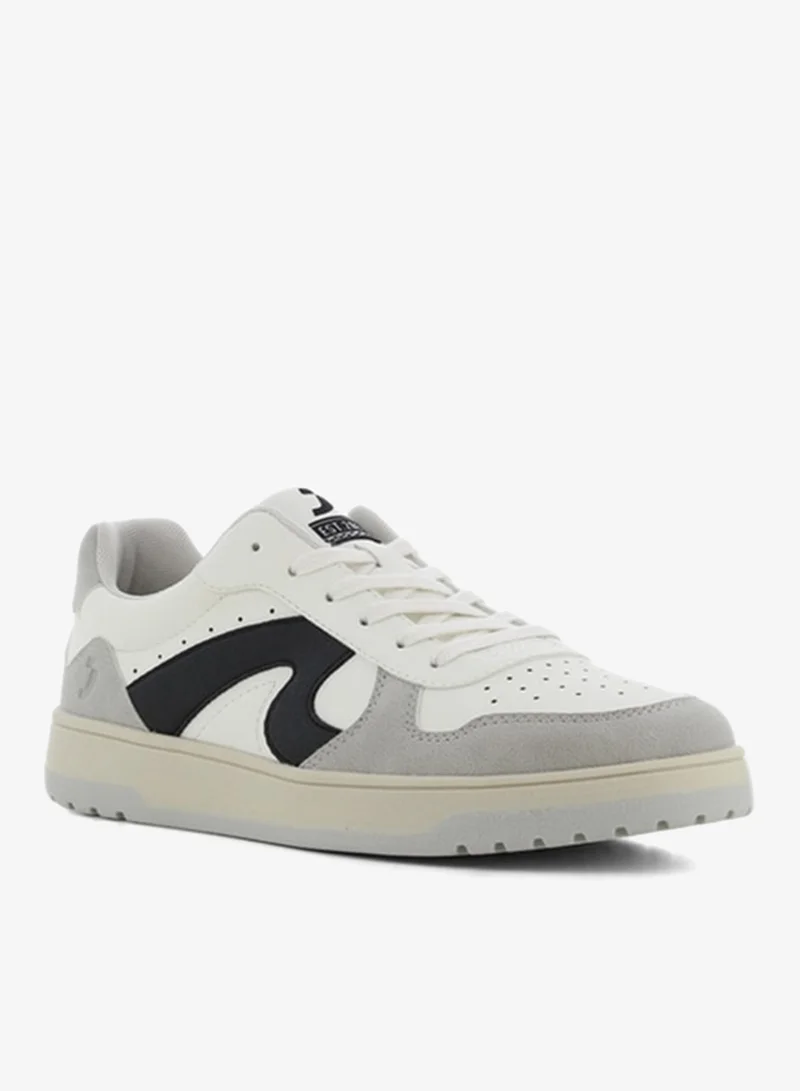 SJ Men's Colourblock Lace-Up Sneakers