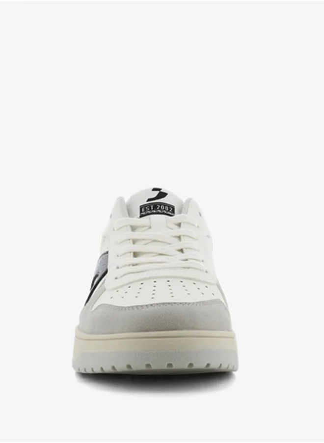 اس جي Men's Colourblock Lace-Up Sneakers