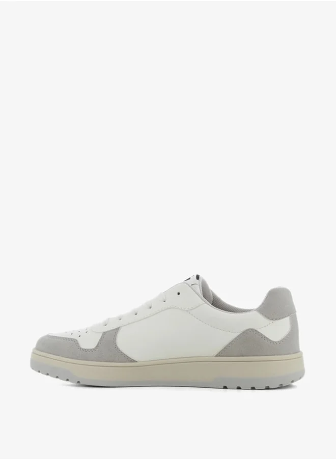 اس جي Men's Colourblock Lace-Up Sneakers