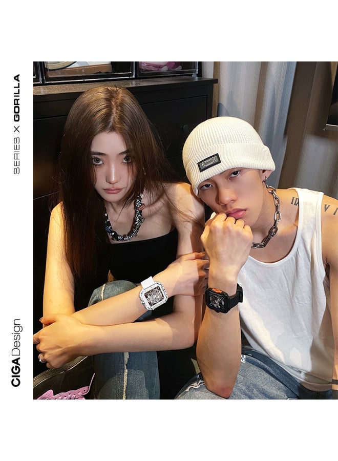 Ciga Design X Series Gorilla Hollow Mechanical Watch Fashion Trend "p Ion" Bo Ge Same Style Graduation Season Gift - Image 2