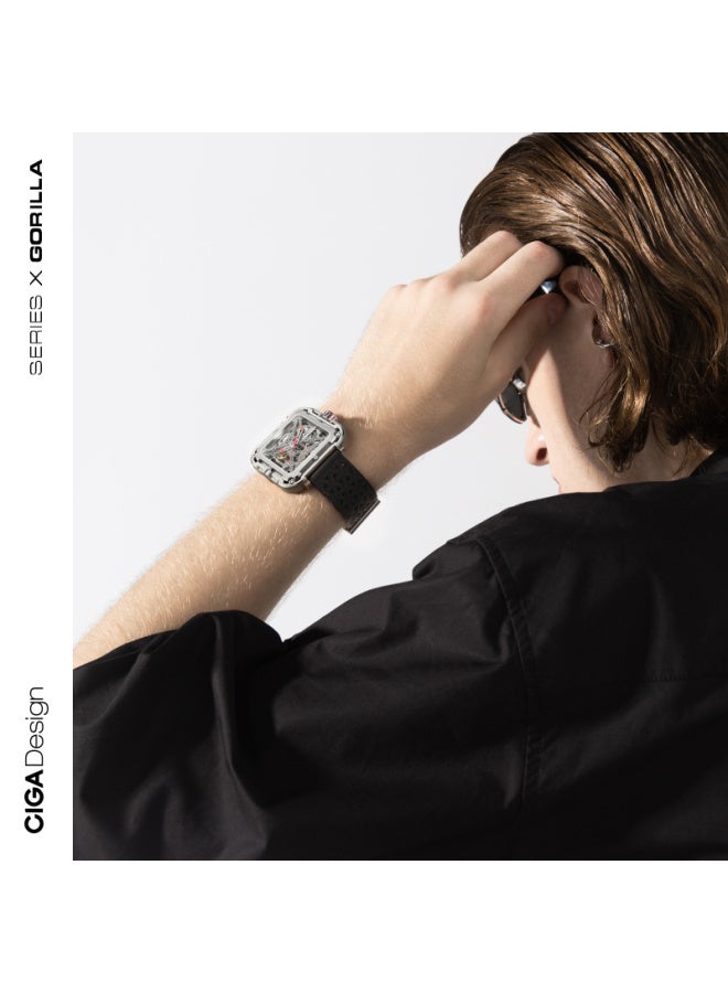Ciga Design X Series Gorilla Hollow Mechanical Watch Fashion Trend "p Ion" Bo Ge Same Style Graduation Season Gift - Image 5